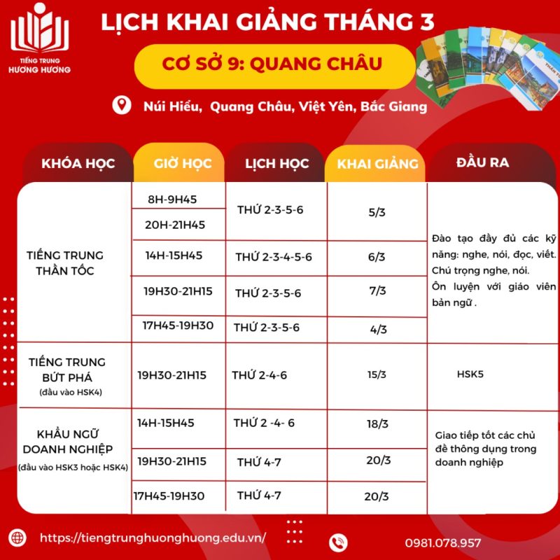 Tiếng Trung Hương Hương